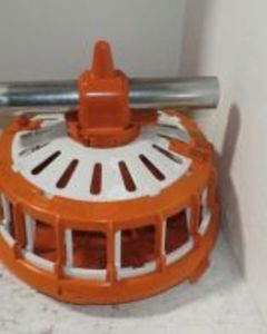 PAN ASSY SAMPLE,BREEDER,14"RPM,5 LATCH,W/SHUT-OFF, RIGID